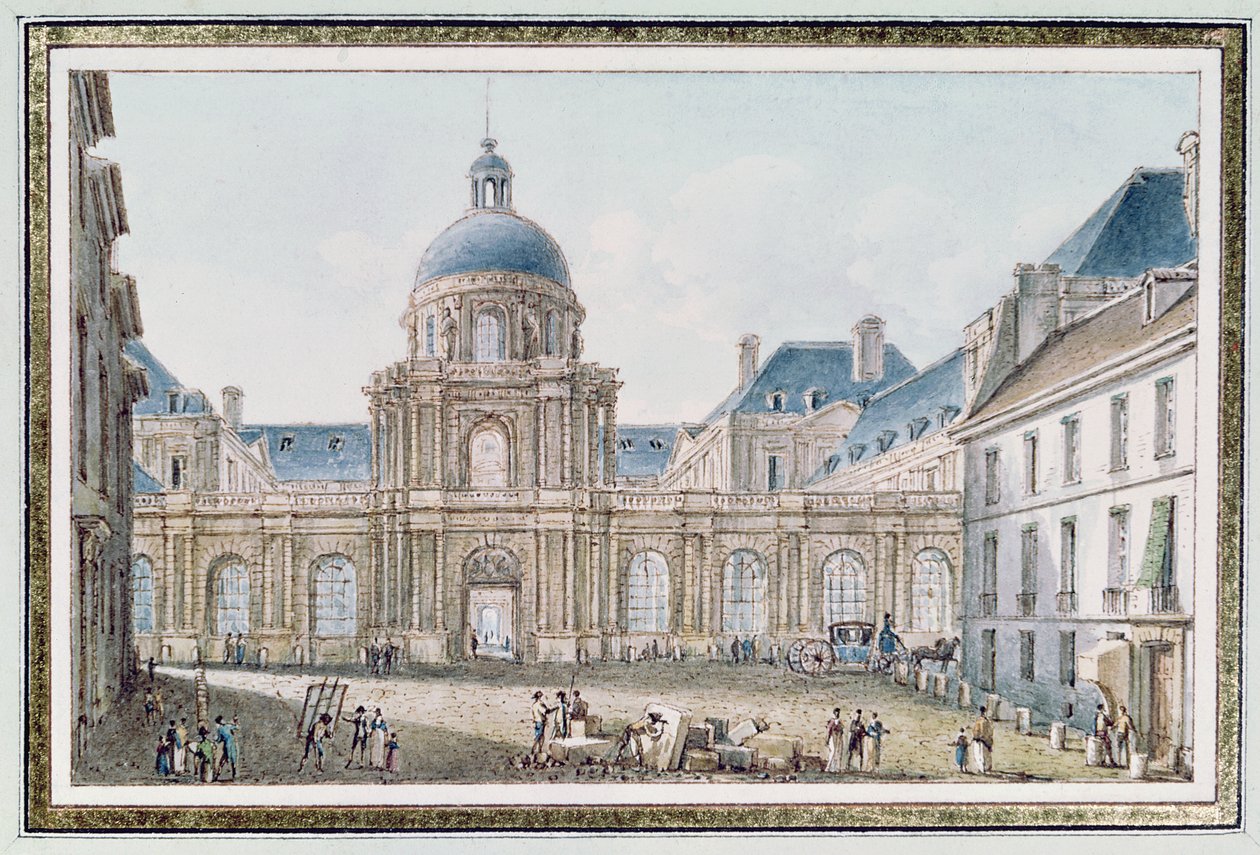 Vista del Palais du Senat Conservateur (Le Luxembourg) Parigi da Victor Jean Nicolle