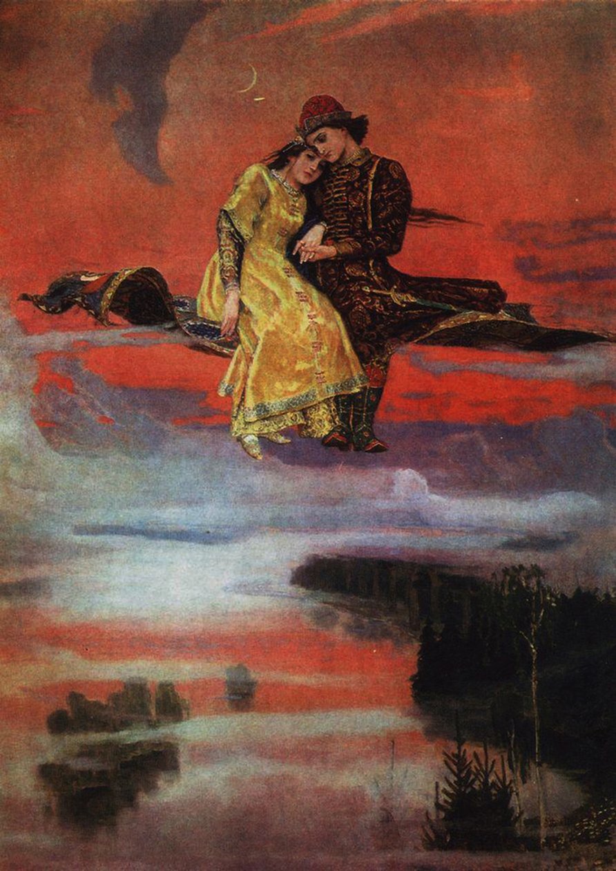 Tappeto volante, 1919-20 da Victor Mikhailovich Vasnetsov