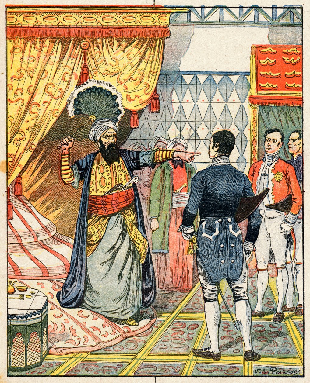 Il Dey di Algeri, Hussein ibn El Hussein colpisce l