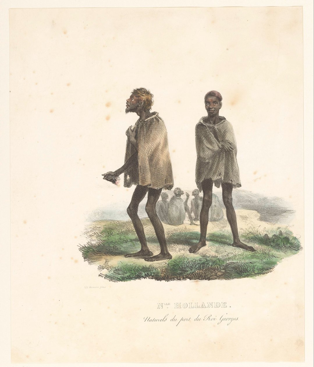 Abbigliamento degli abitanti di King George Sound (Australia Occidentale) da Victor Adam