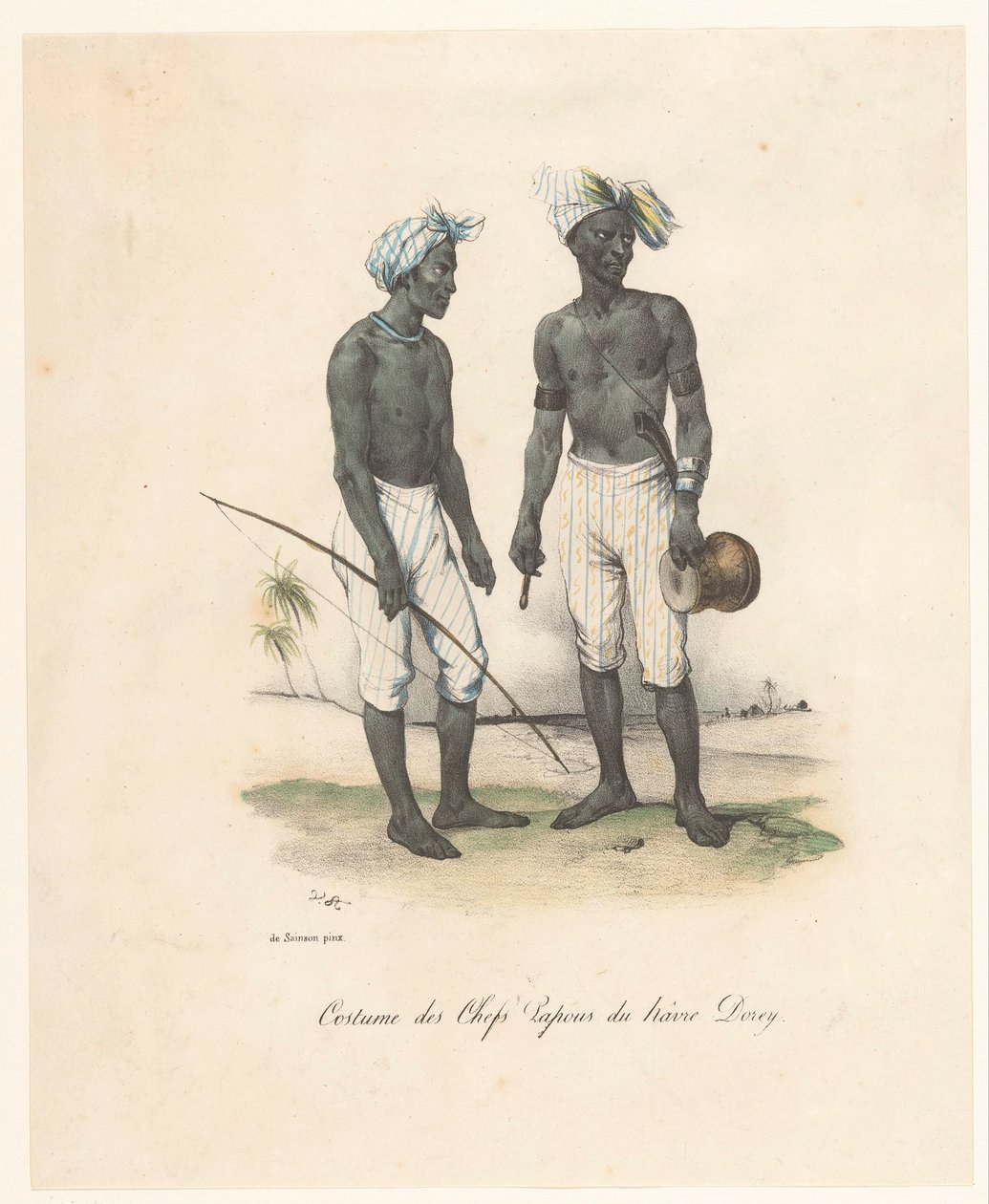 Abiti dei capi di Havre-Dorey in Papua Nuova Guinea da Victor Adam
