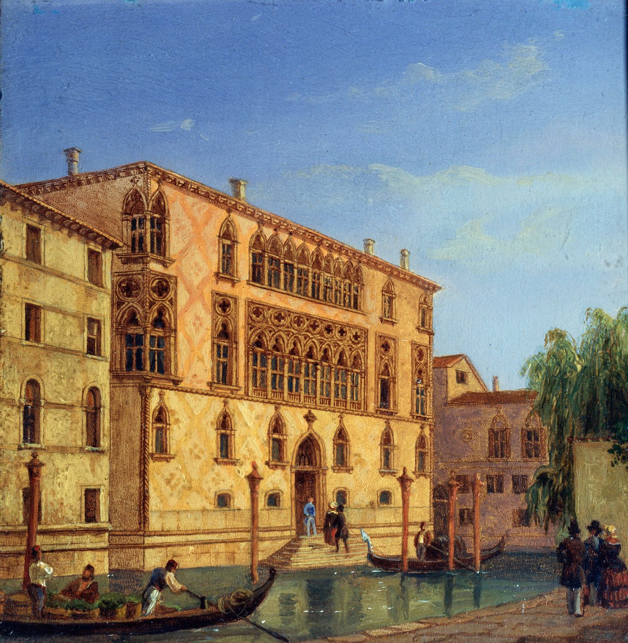 Palazzo Giovanelli, XIX secolo da Victor Adam