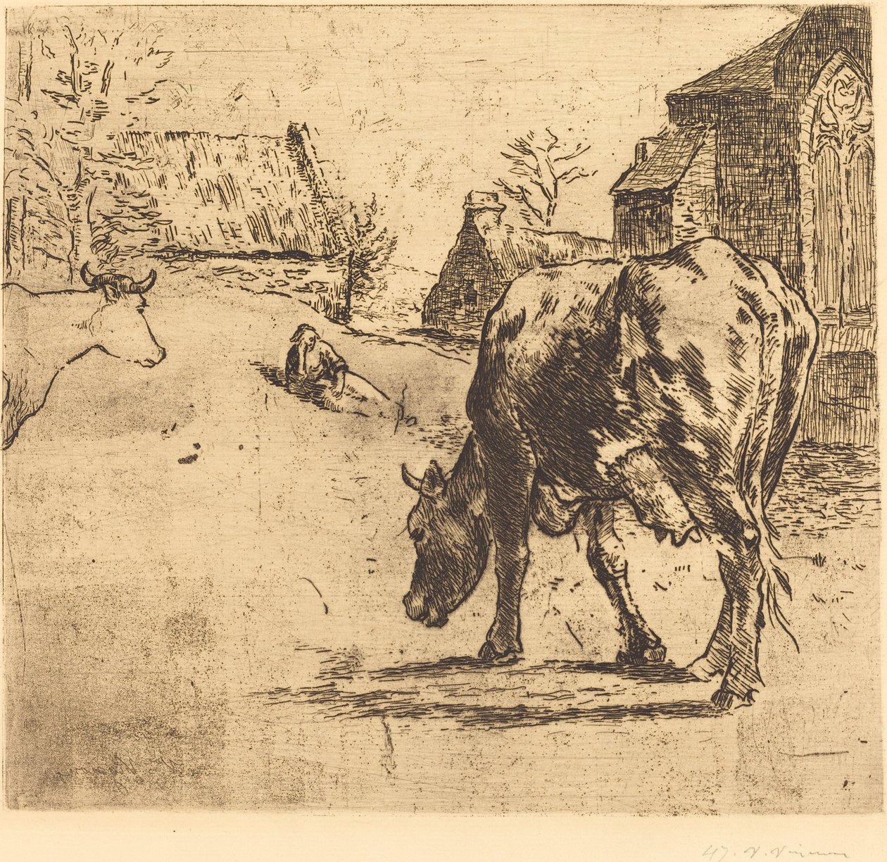 La Mucca da Victor Alfred Paul Vignon