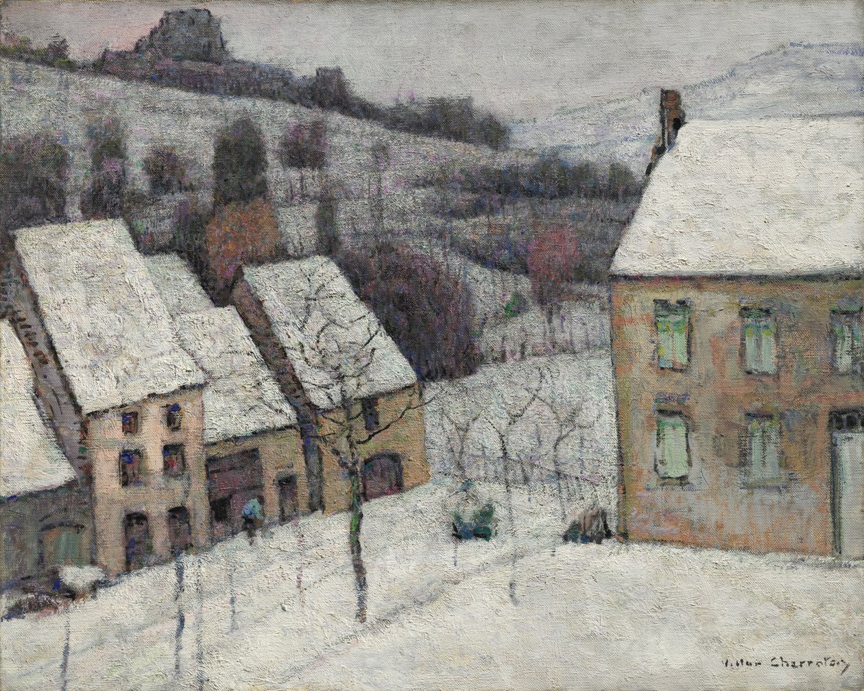 Murol nella neve da Victor Charreton