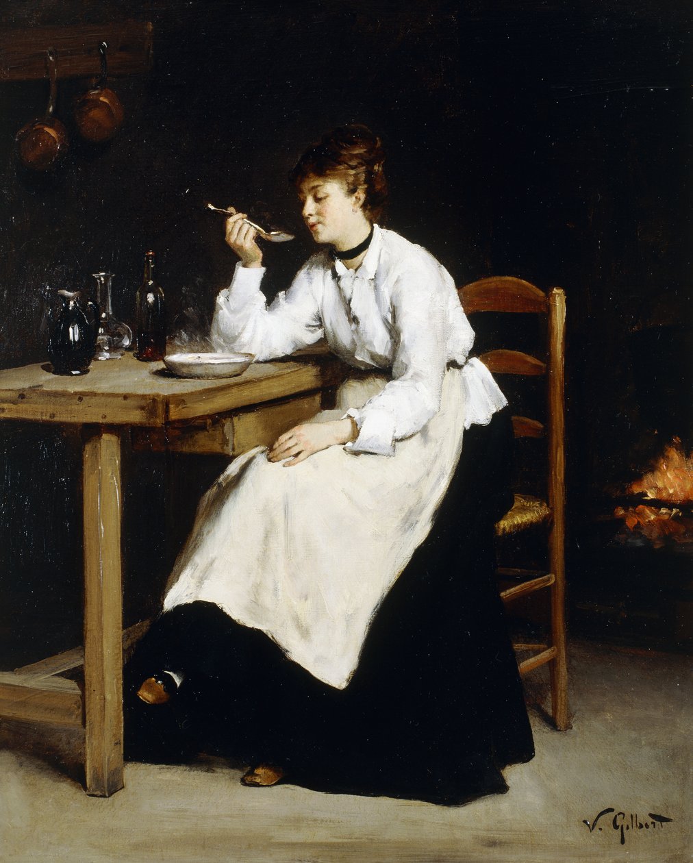 Accanto al fuoco da Victor Gabriel Gilbert