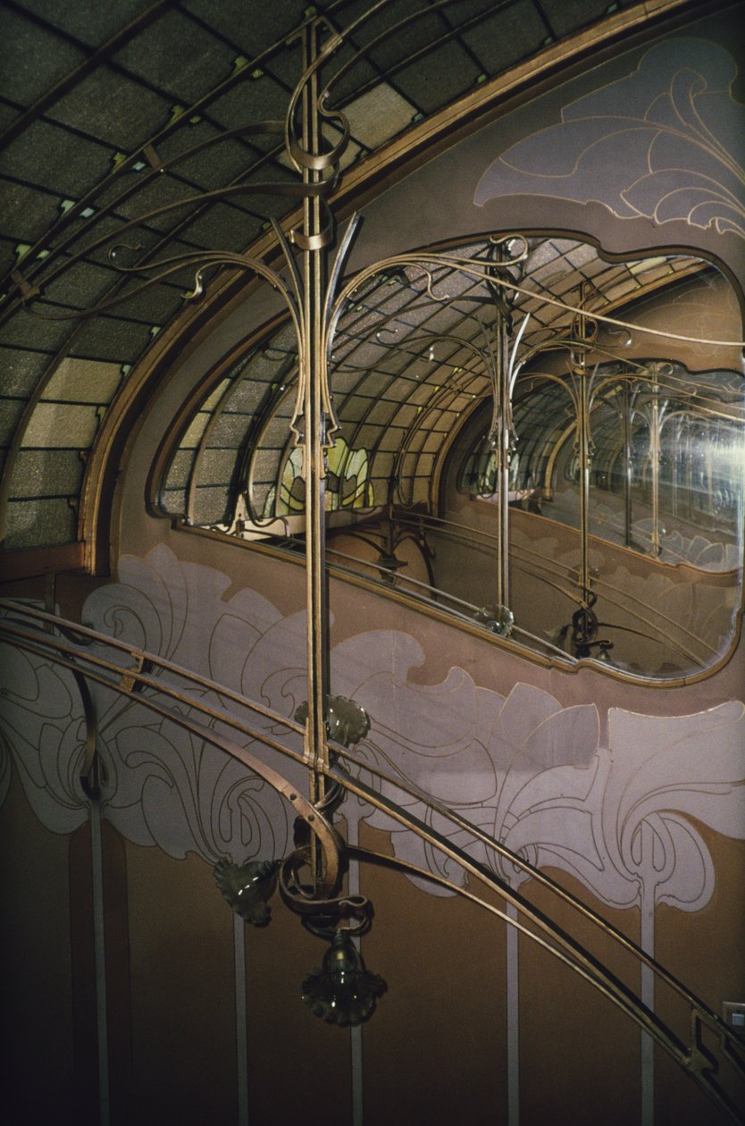 Dettaglio del soffitto da Victor Horta