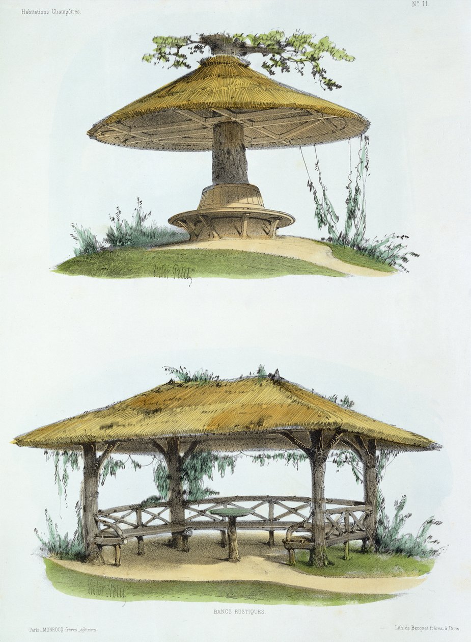 Panchine rustiche, da 