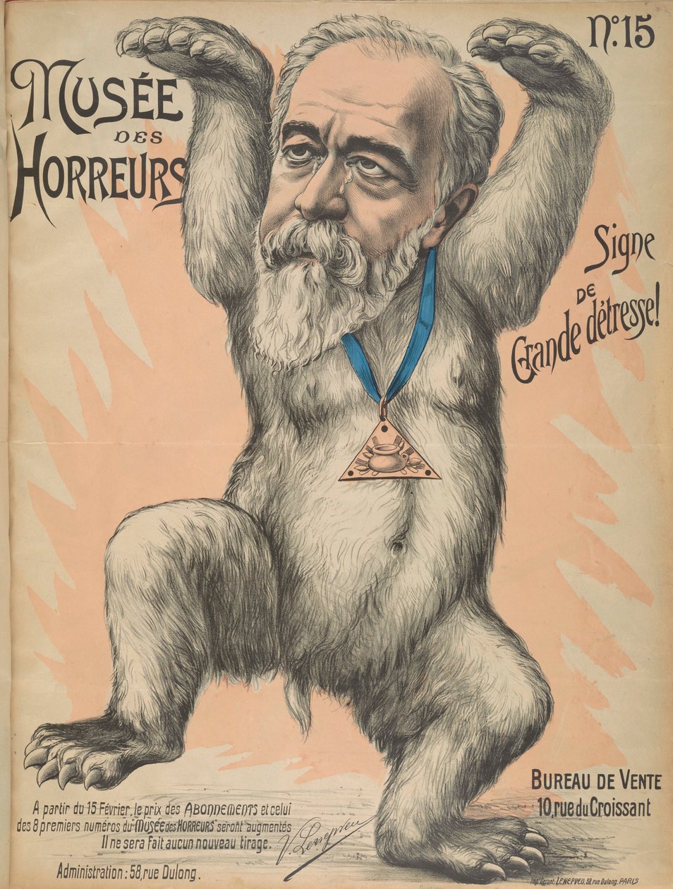 Musée des Horreurs Galleria degli Orrori: Henri Brisson, 1899 da Victor Lenepveu