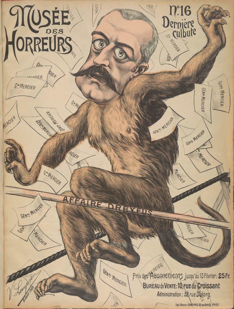 Musée des Horreurs: Pierre Waldeck-Rousseau, 1899 da Victor Lenepveu
