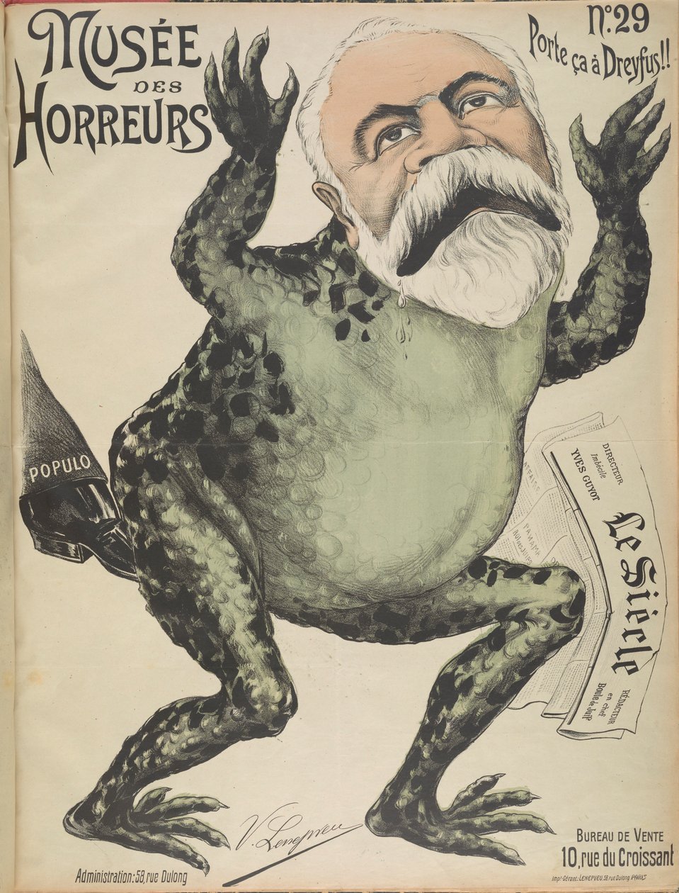 Galleria degli orrori: Yves Guyot da Victor Lenepveu