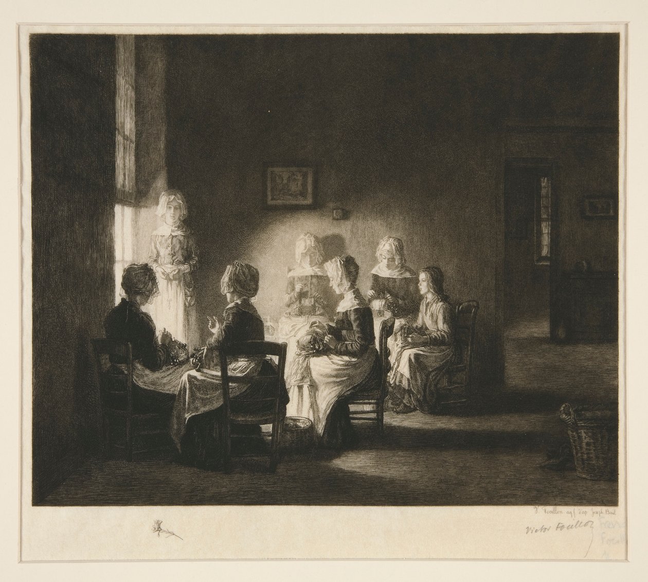 Le Merlettaie da Victor Louis Focillon