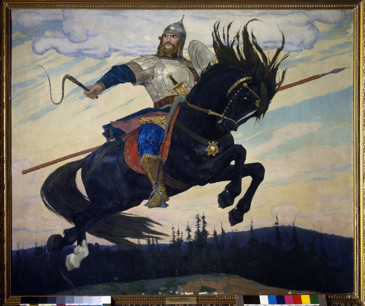 Ilya Muromets. Eroe leggendario russo da Victor Mikhailovich Vasnetsov