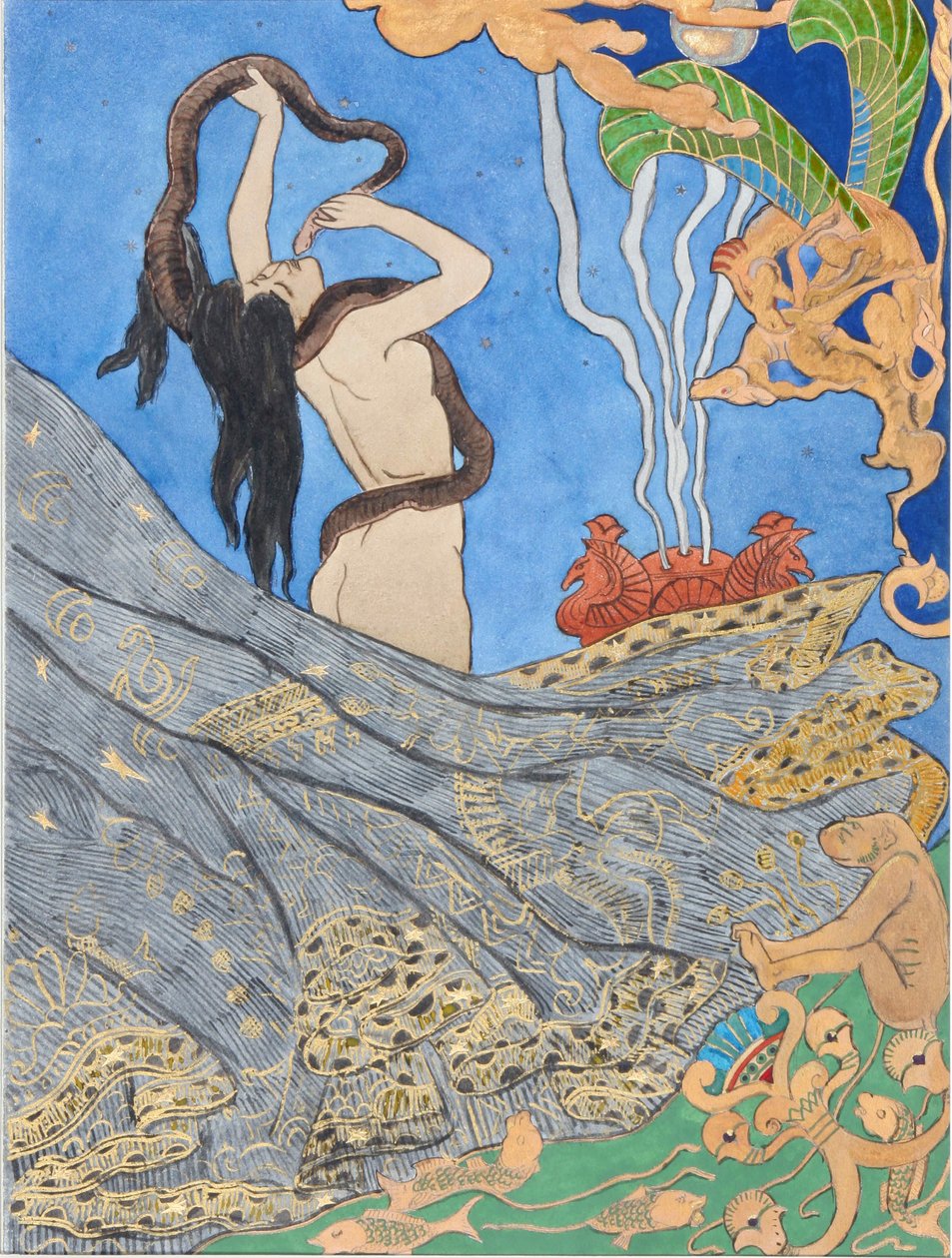 Illustrazione di Salammbô di Gustave Flaubert da Victor Prouvé