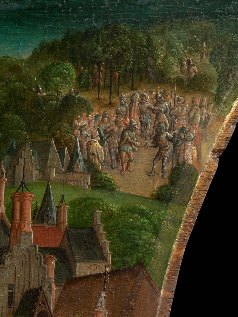 Conquista di Gerusalemme da parte di Tito (predella) da Vienna Master of Mary of Burgundy