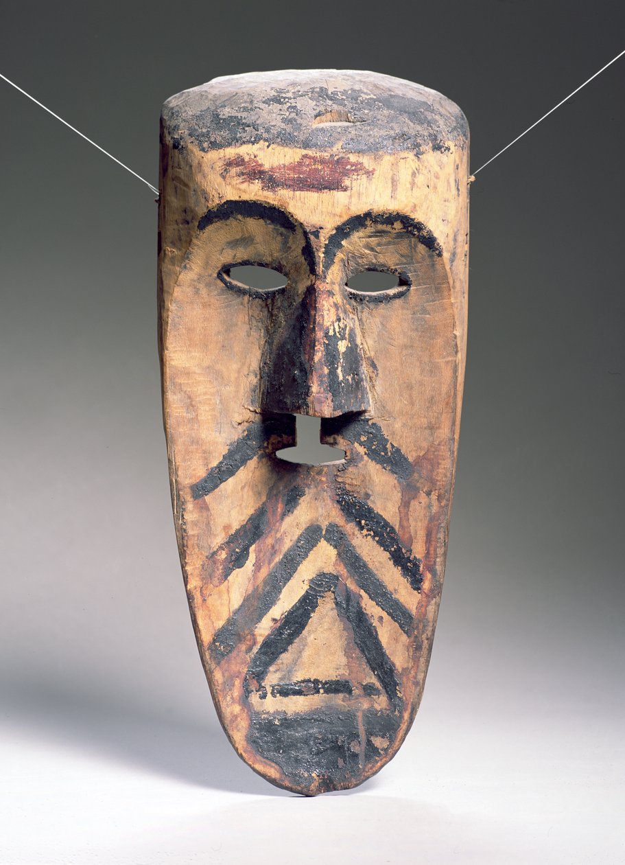 Maschera di legno, dal Vietnam da Vietnamese School