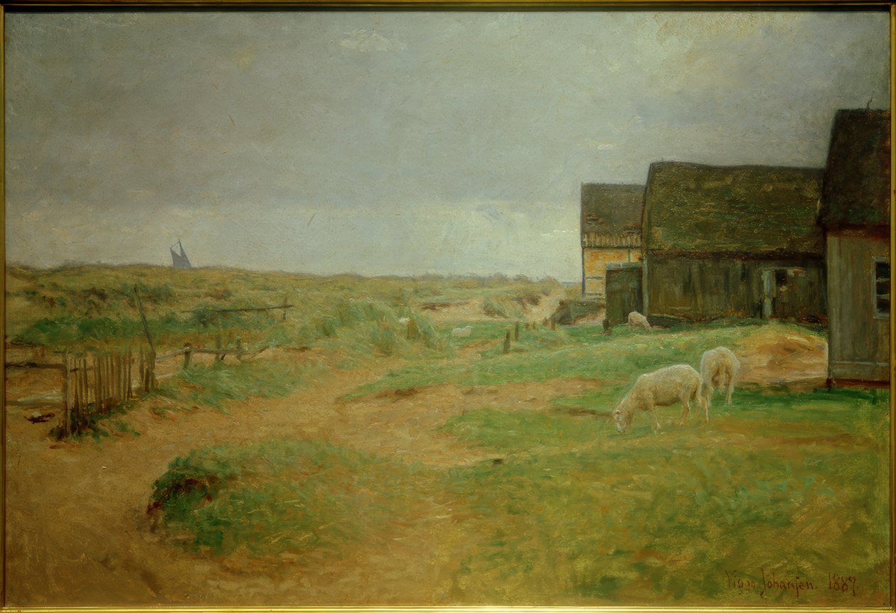 Vecchie case a Skagen da Viggo Johansen