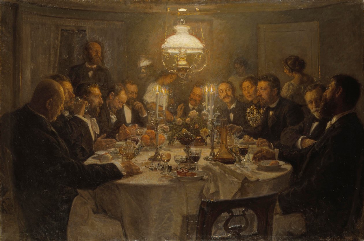 Riunione di artisti da Viggo Johansen
