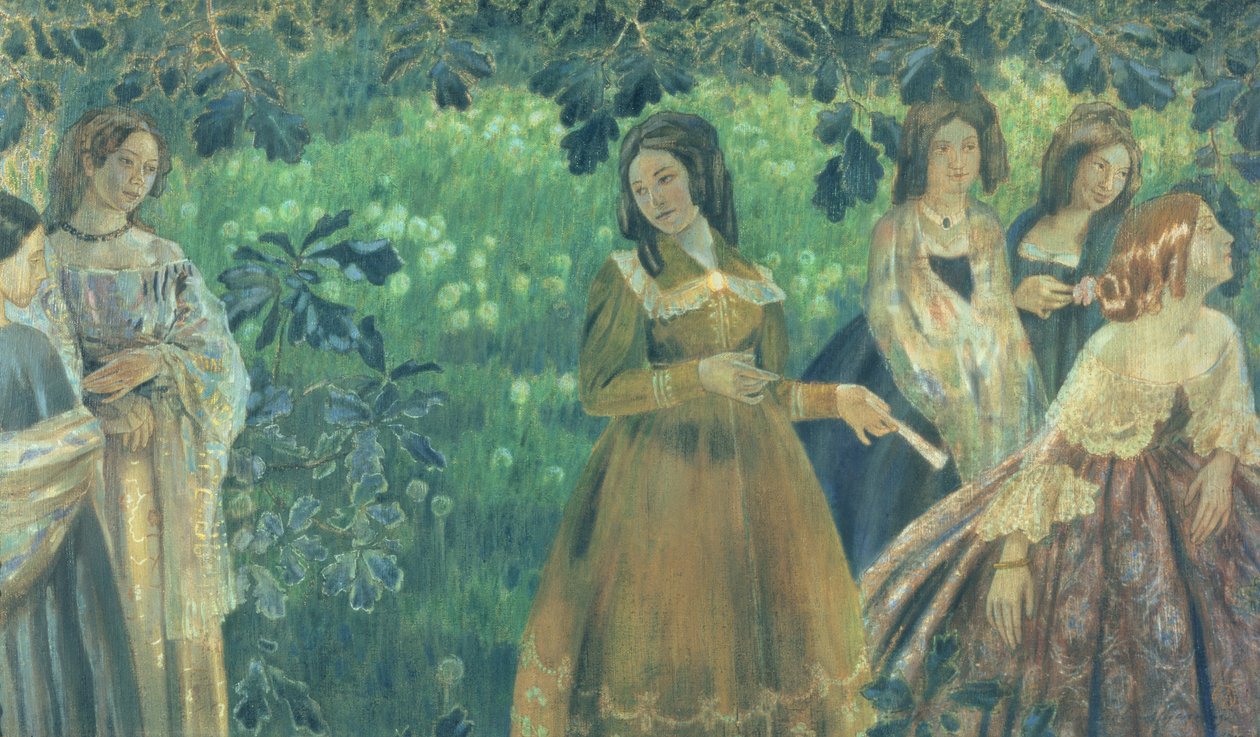 La collana di smeraldi, 1903-04 da Viktor Elpidiforovich Borisov Musatov