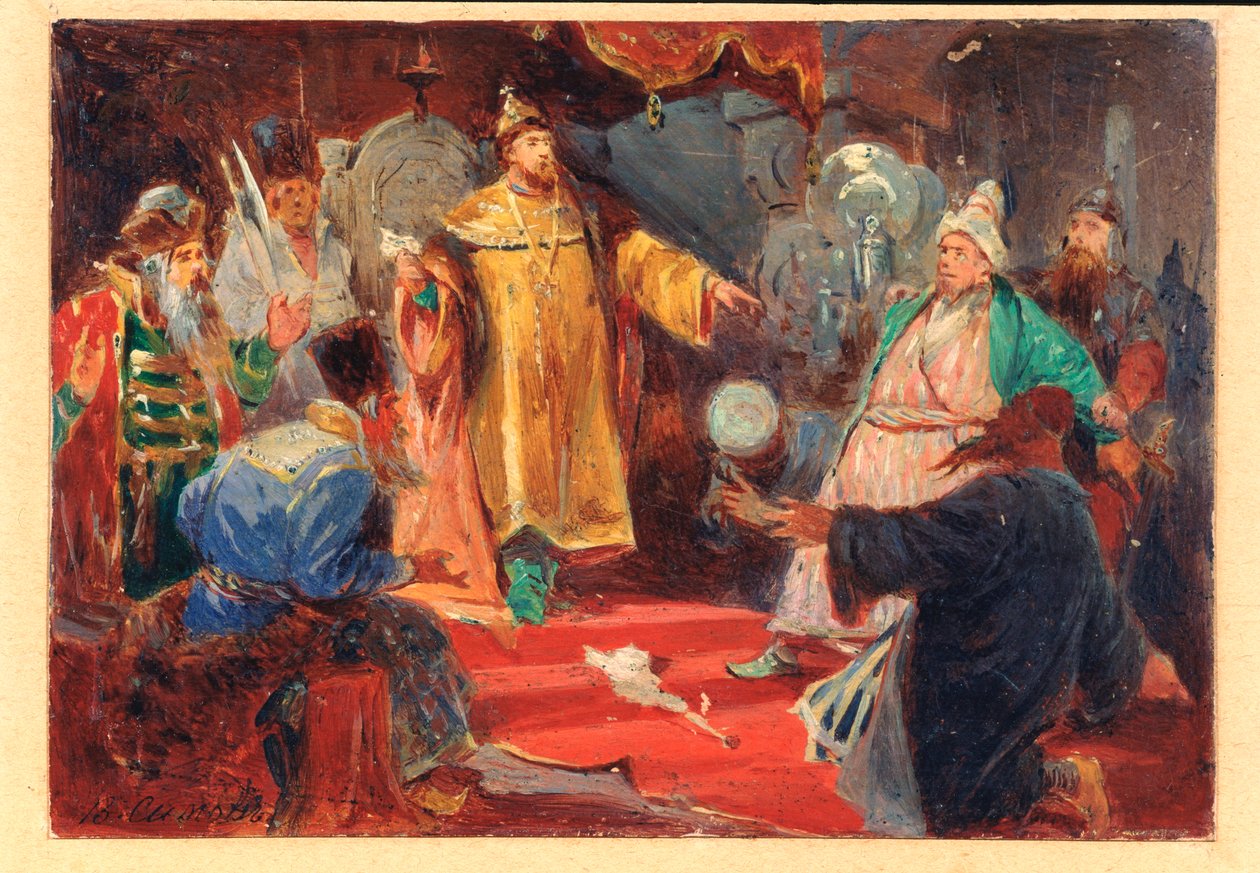 Lo zar Ivan III (detto il Grande) da Viktor Andreyevich Simov