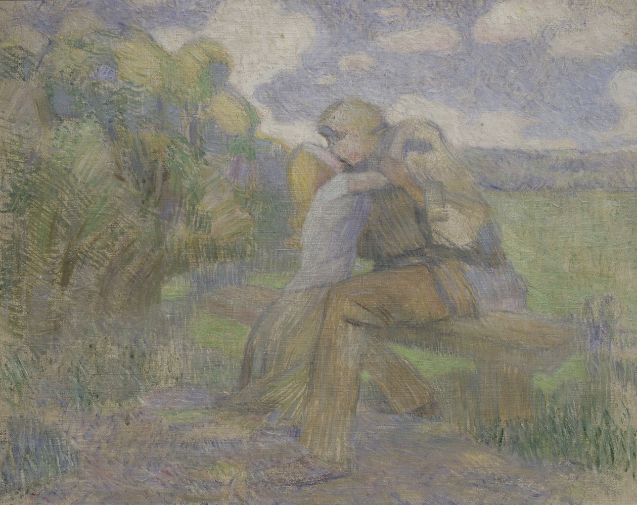 Il bacio, 1897 da Viktor Elpidiforovich Borisov Musatov