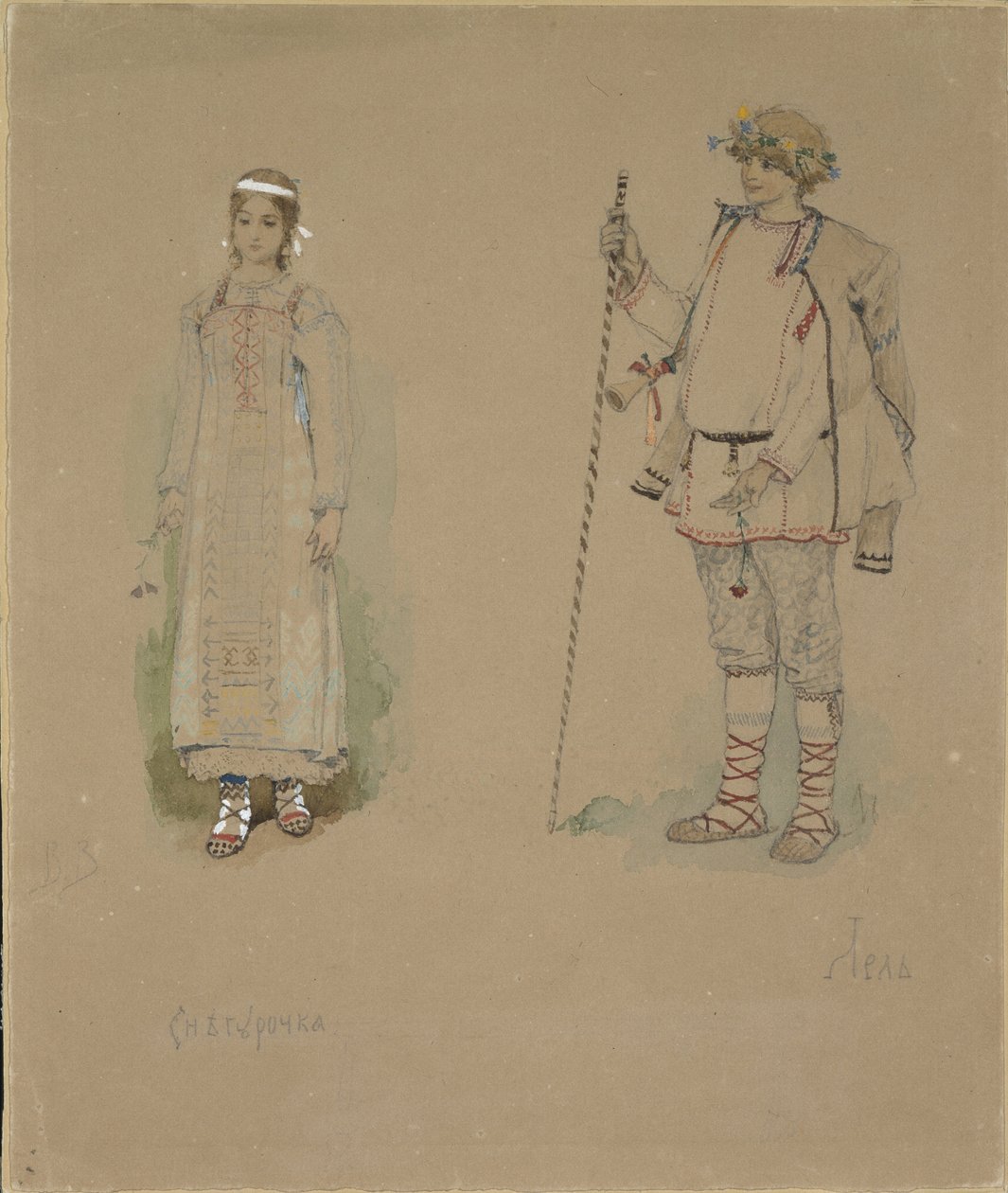 Fanciulla della neve e Lel. Costume per l