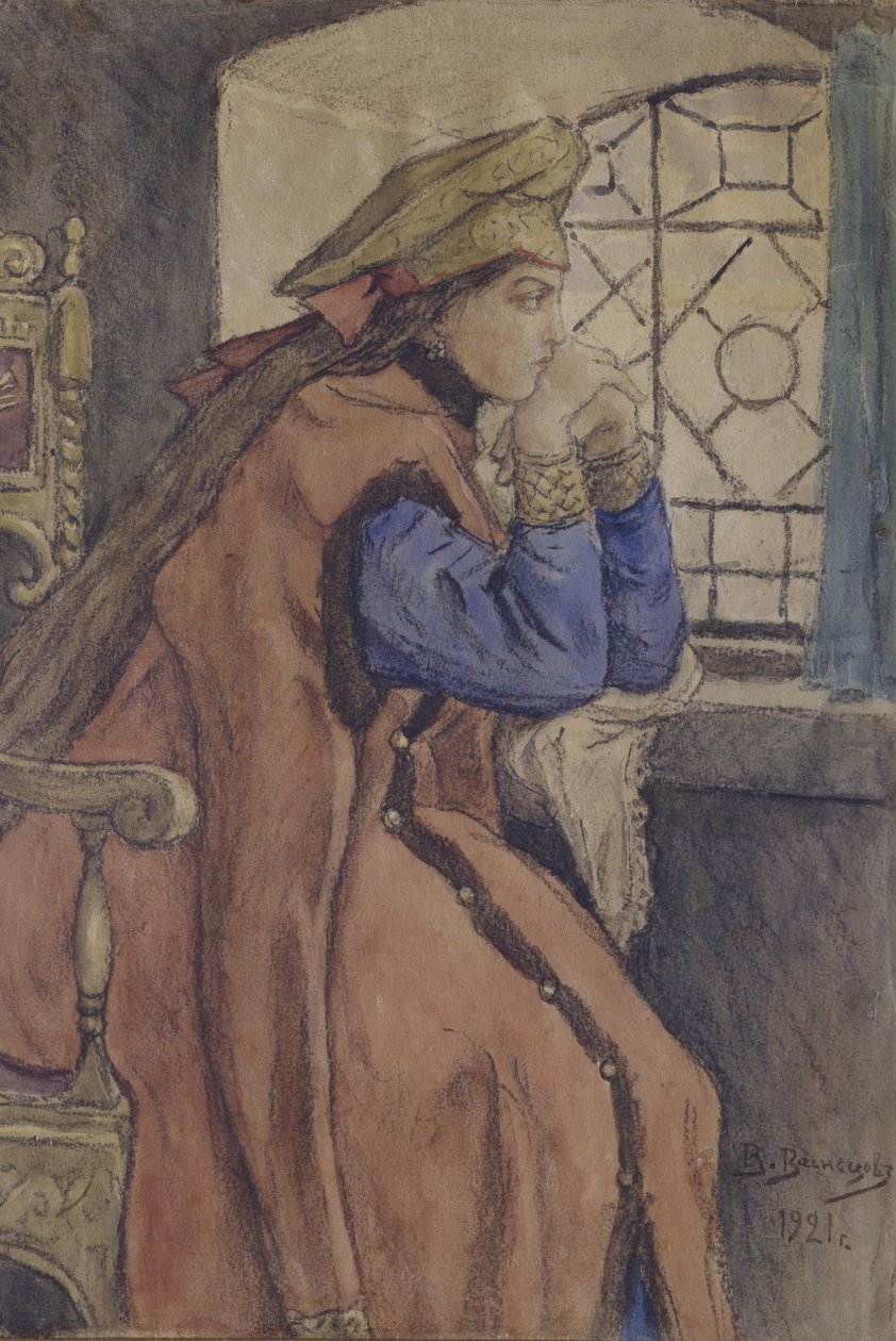 La Principessa alla finestra La Principessa che non ha mai sorriso da Viktor Mikhaylovich Vasnetsov