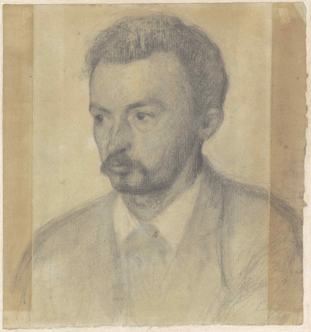 Autoritratto, 1895 da Vilhelm Hammershøi