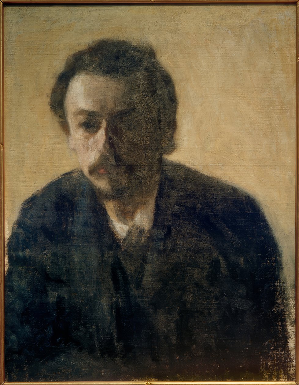 Autoritratto V.Hammershøi, 1891 da Vilhelm Hammershoi
