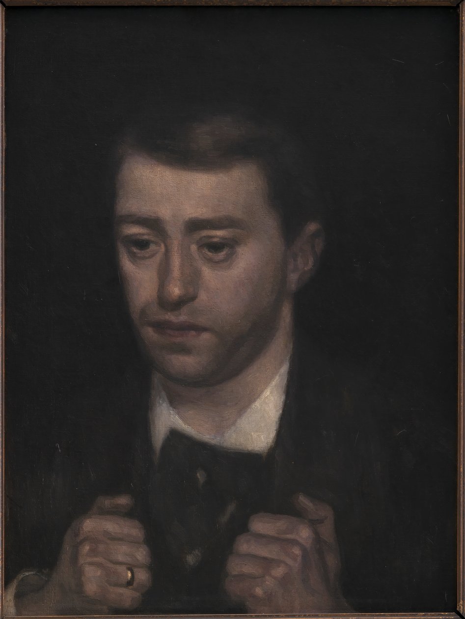 Il compositore Fini Henriques da Vilhelm Hammershøi