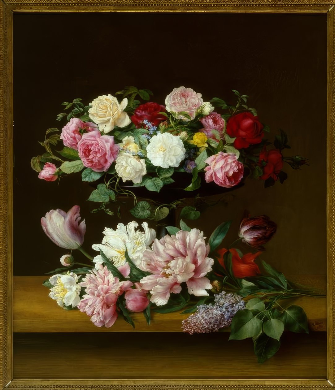 Natura morta con fiori da Vilhelm Julius Hoyer