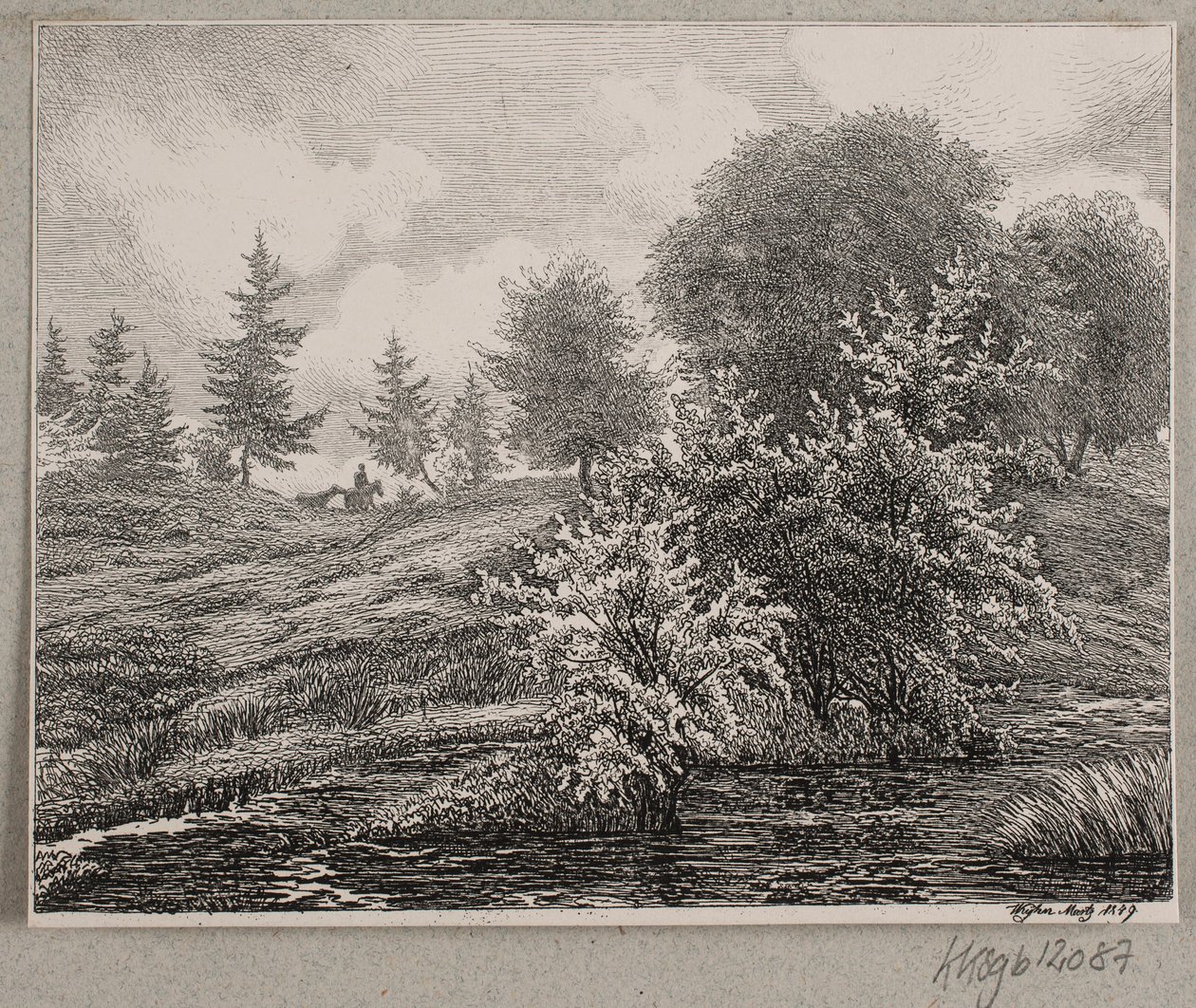 Colline vicino a una palude da Vilhelm Kyhn