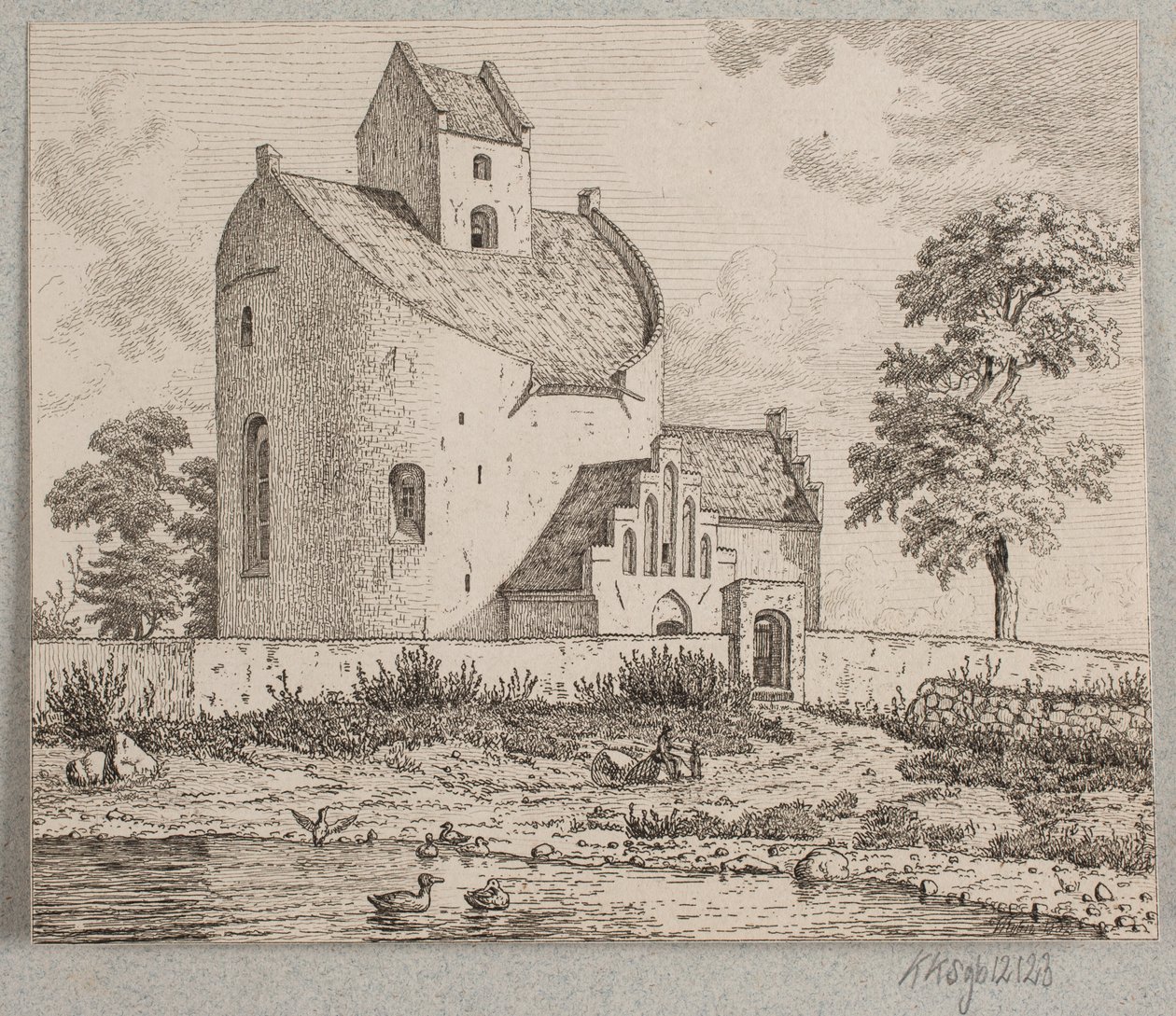 Chiesa di Bjernede da Vilhelm Kyhn