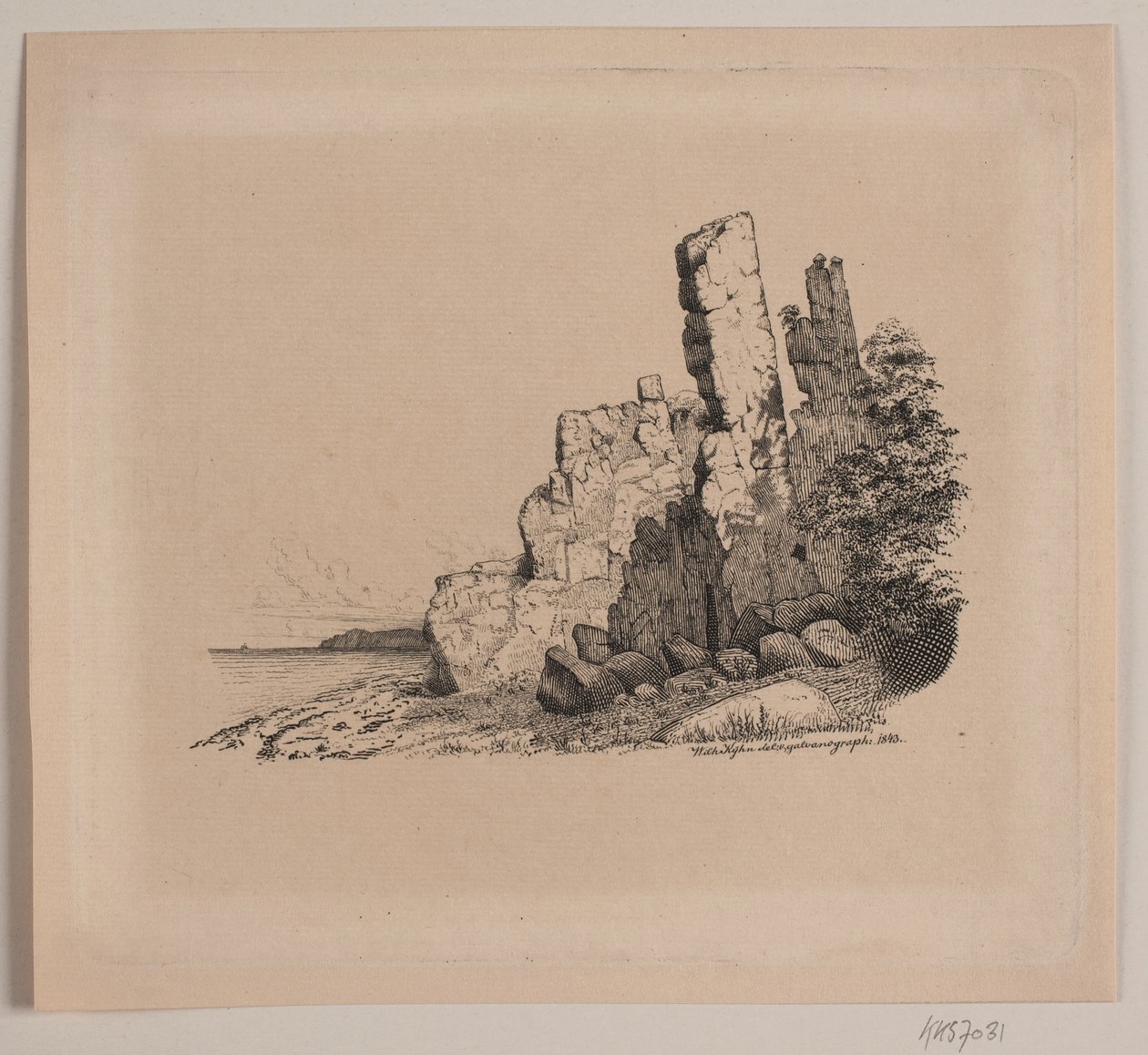 Costa rocciosa di Bornholm da Vilhelm Kyhn