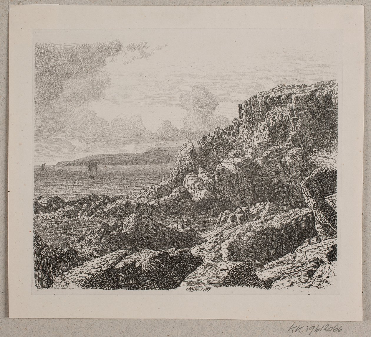 Paesaggio costiero di Bornholm da Vilhelm Kyhn