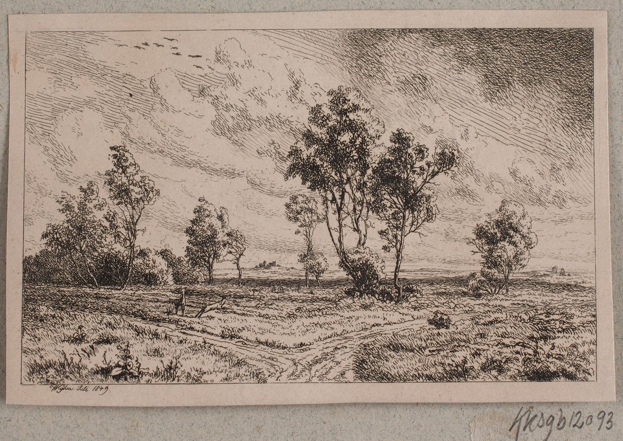 Paesaggio con tempo tempestoso da Vilhelm Kyhn