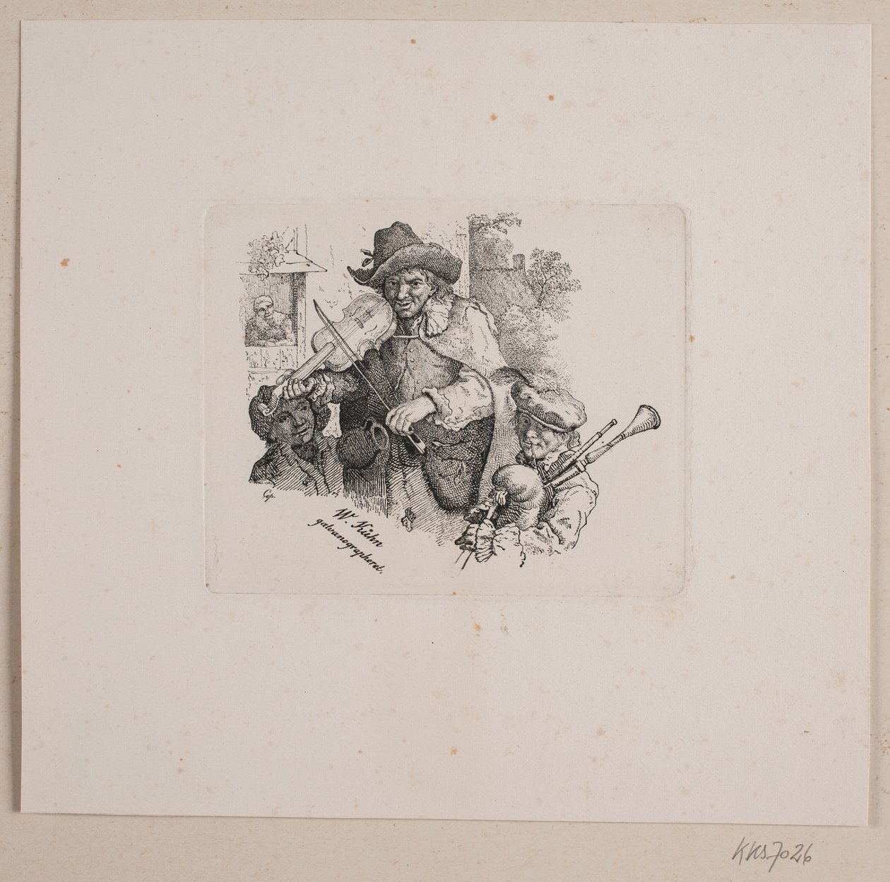 Musicisti itineranti da Vilhelm Kyhn
