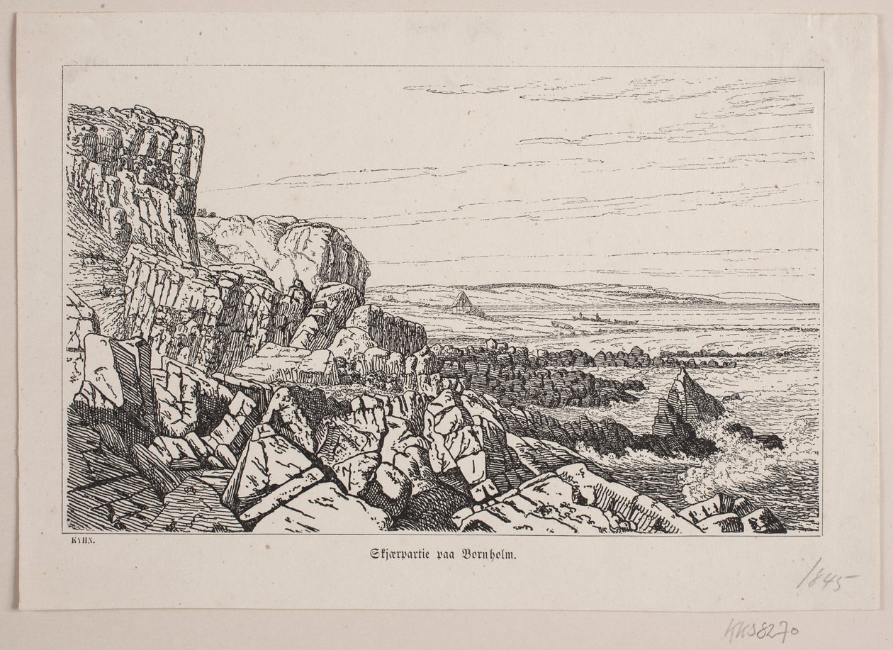 Scena costiera a Bornholm da Vilhelm Kyhn