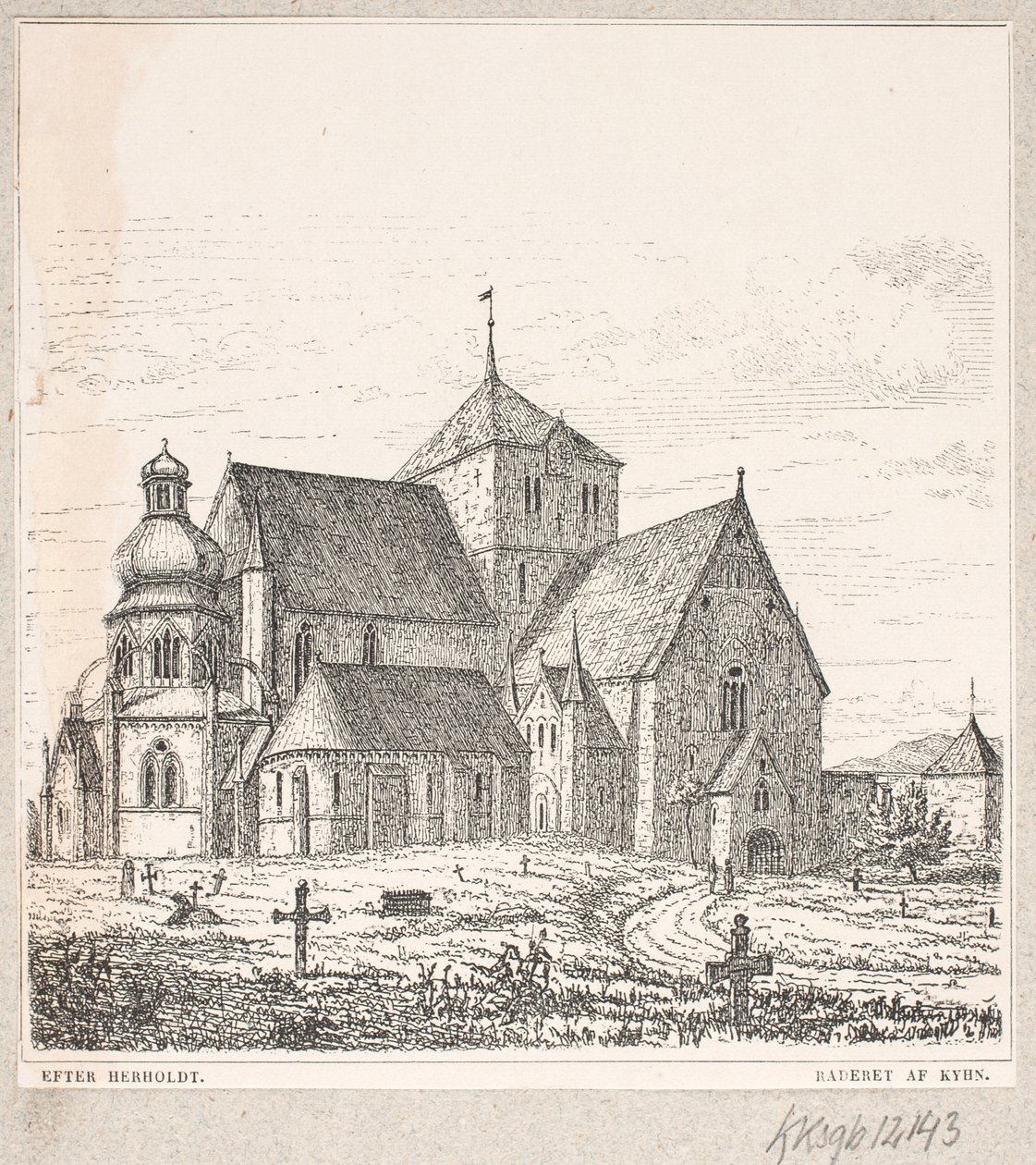 Cattedrale di Trondheim da Vilhelm Kyhn