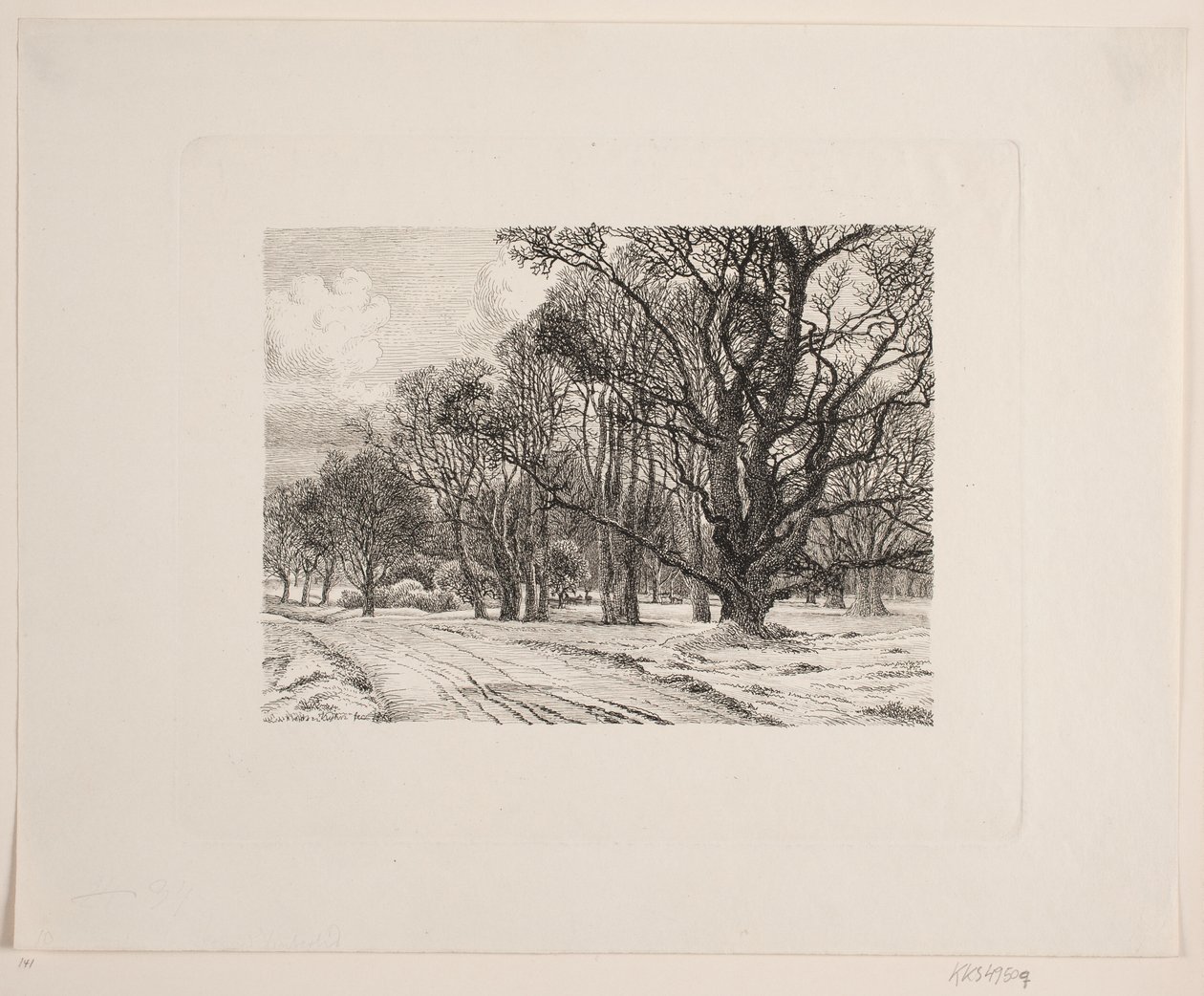Inverno nel bosco da Vilhelm Kyhn