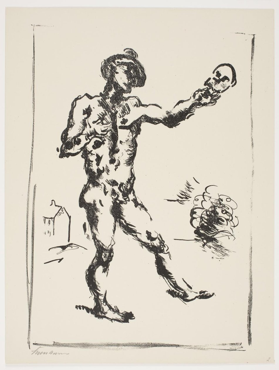 Foglio da "Klingens Kunstnermappe Nr. 2" da Vilhelm Lundstrøm
