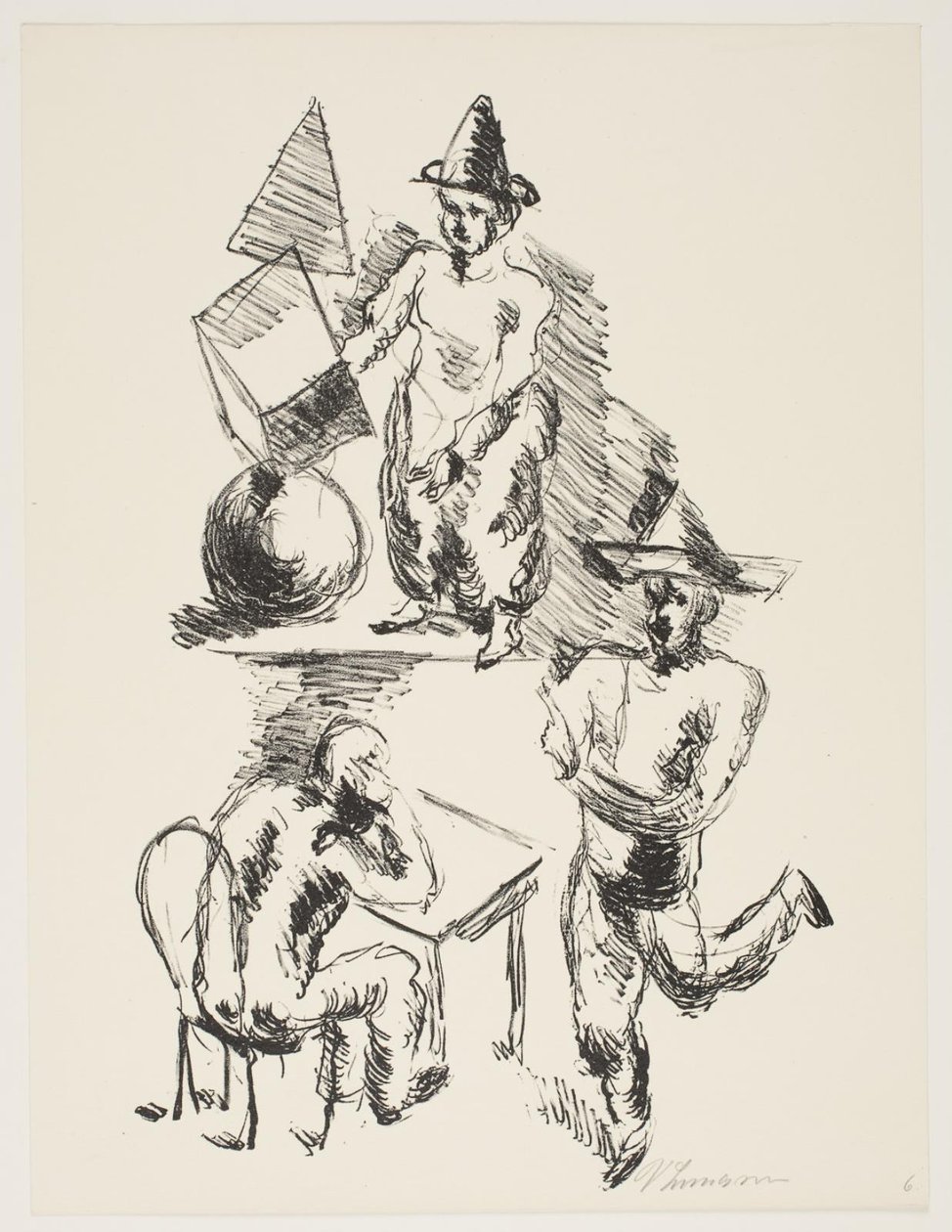 Foglio da "Klingens Kunstnermappe Nr. 2" da Vilhelm Lundstrøm