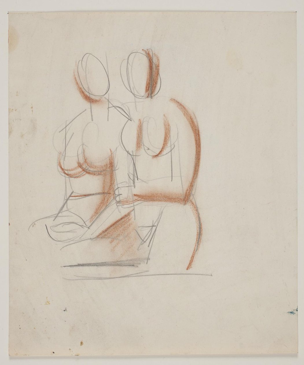 Studio di composizione con 2 donne nude da Vilhelm Lundstrøm