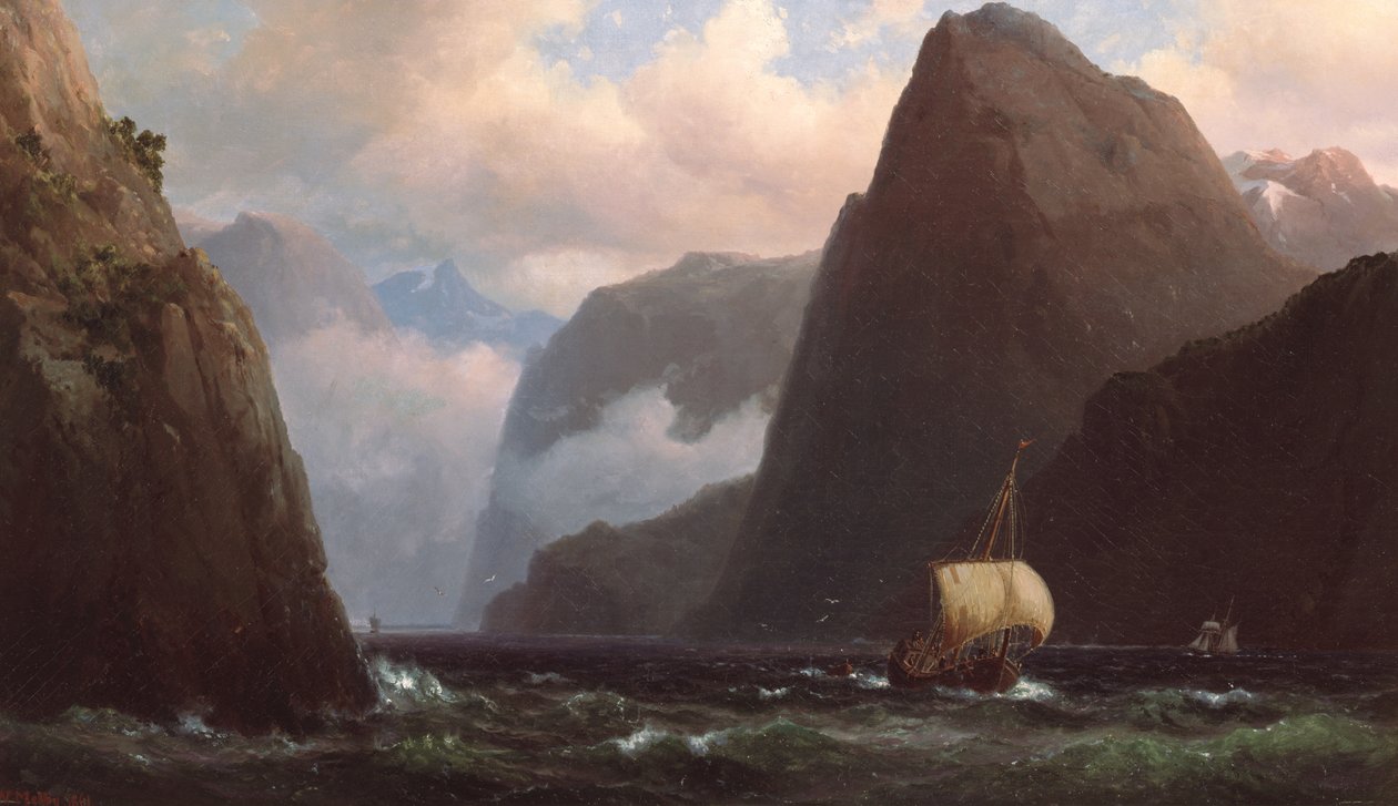 Skåla, Romsdalsfjord da Vilhelm Melbye