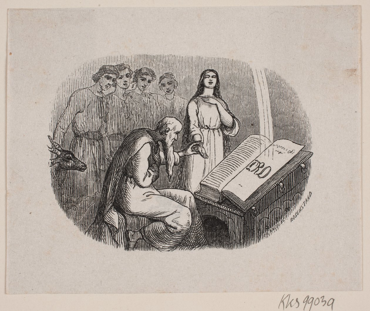Illustrazione per le fiabe e storie di H. C. Andersen da Vilhelm Pedersen