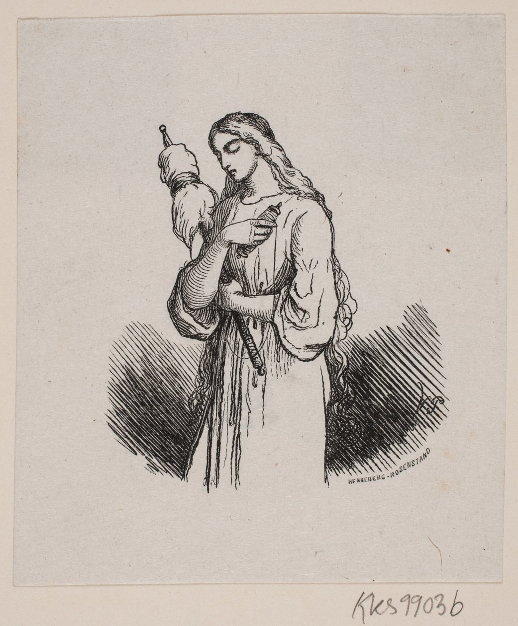 Illustrazione per le Fiabe e Storie di H. C. Andersen da Vilhelm Pedersen