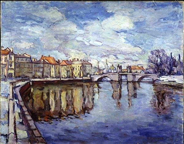 Veduta di Tartu da Villem Aleksander Ormisson