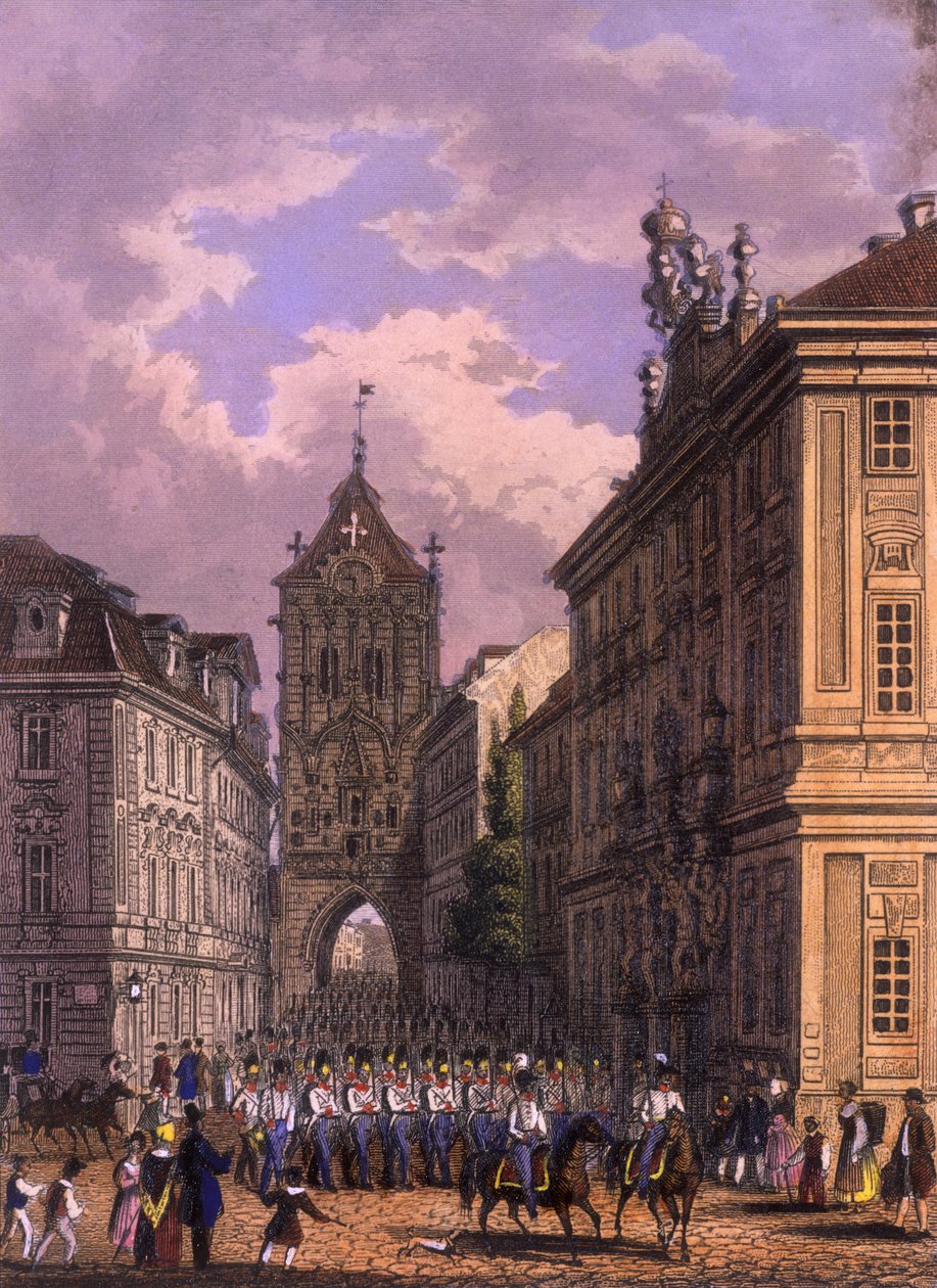 Via Celetná, 1847 da Vincenc and Geissler, F. Morstadt