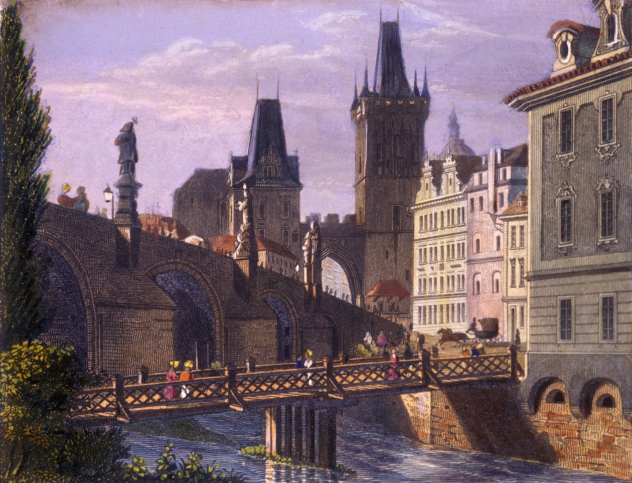 Torri del Ponte del Piccolo Quartiere da Vincenc Morstadt