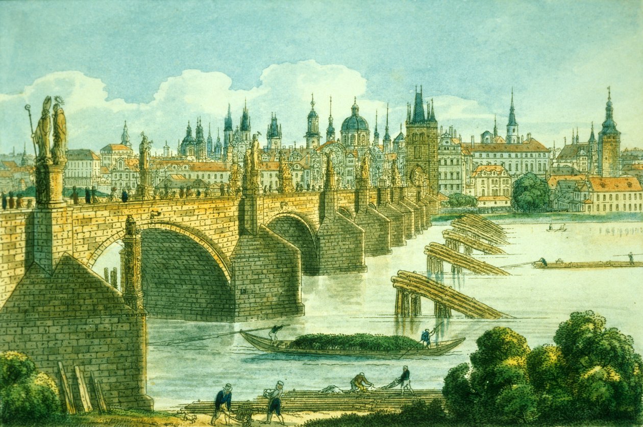 La città vecchia di Praga dall