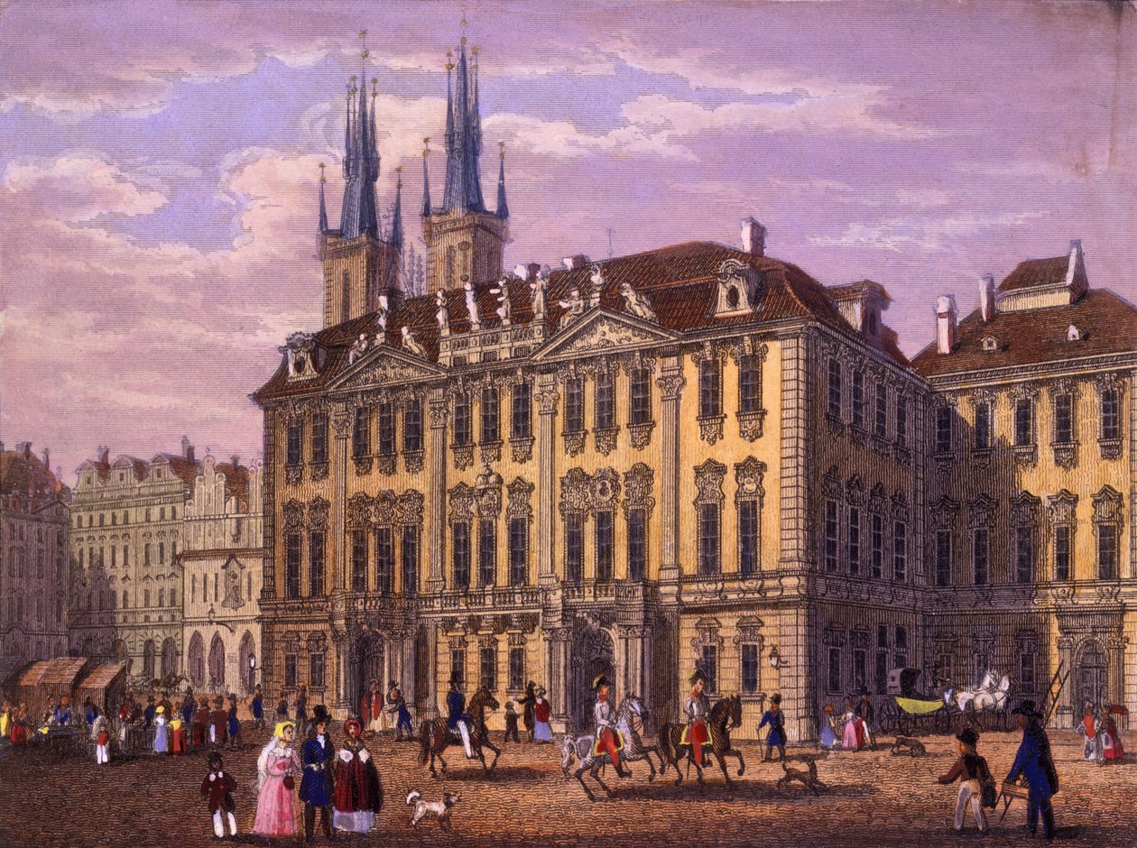 Palazzo Goltz-Kinsky, Praga da Vincenc and Geissler, F. Morstadt